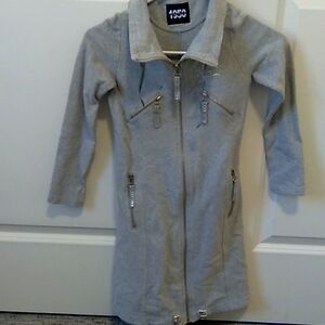 I pinco pallino 1950 girls grey cozy winter Size 10 dress